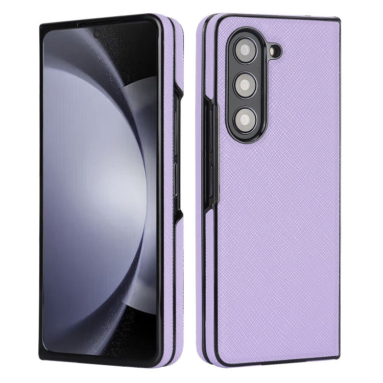 Cross Pattern Foldable Phone Case, For Samsung Galaxy Z Flip6 / Flip7 FE, For Samsung Galaxy Z Fold5 5G, For Samsung Galaxy Z Flip5 5G, For Samsung Galaxy Z Fold4