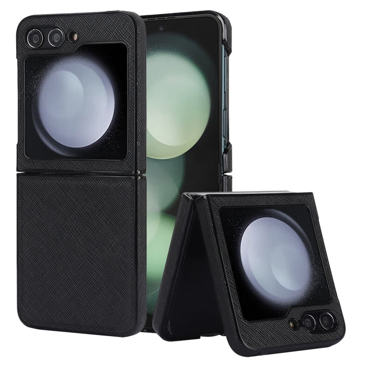 Cross Pattern Foldable Phone Case, For Samsung Galaxy Z Flip6 / Flip7 FE, For Samsung Galaxy Z Fold5 5G, For Samsung Galaxy Z Flip5 5G, For Samsung Galaxy Z Fold4