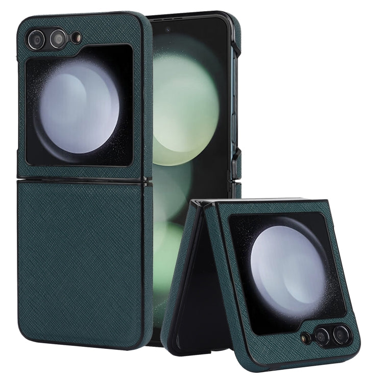 Cross Pattern Foldable Phone Case, For Samsung Galaxy Z Flip6 / Flip7 FE, For Samsung Galaxy Z Fold5 5G, For Samsung Galaxy Z Flip5 5G, For Samsung Galaxy Z Fold4