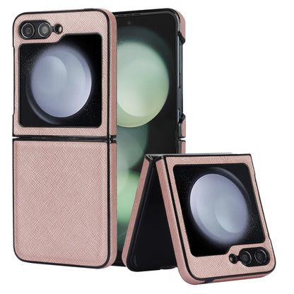 Cross Pattern Foldable Phone Case, For Samsung Galaxy Z Flip6 / Flip7 FE, For Samsung Galaxy Z Fold5 5G, For Samsung Galaxy Z Flip5 5G, For Samsung Galaxy Z Fold4