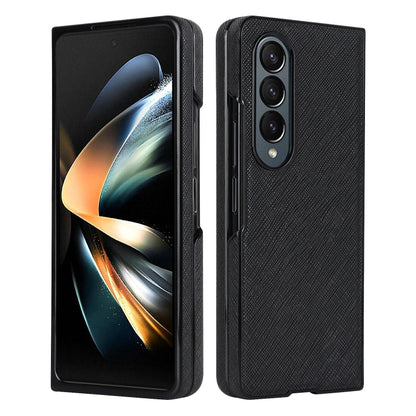 Cross Pattern Foldable Phone Case, For Samsung Galaxy Z Flip6 / Flip7 FE, For Samsung Galaxy Z Fold5 5G, For Samsung Galaxy Z Flip5 5G, For Samsung Galaxy Z Fold4