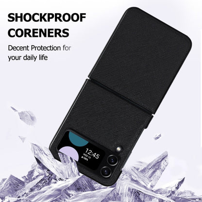 Cross Pattern Foldable Phone Case, For Samsung Galaxy Z Flip4 5G
