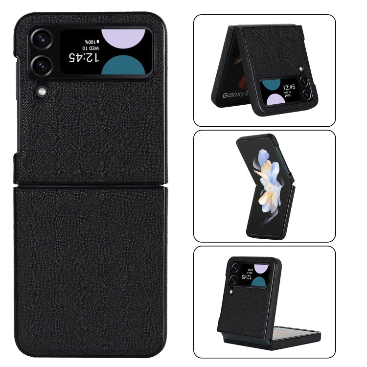 Cross Pattern Foldable Phone Case, For Samsung Galaxy Z Flip4 5G
