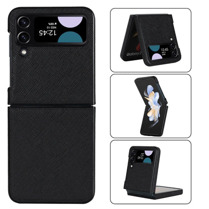 Cross Pattern Foldable Phone Case, For Samsung Galaxy Z Flip4 5G