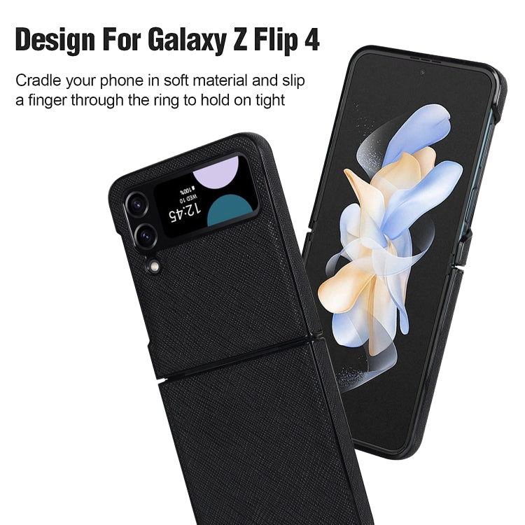 Cross Pattern Foldable Phone Case, For Samsung Galaxy Z Flip4 5G