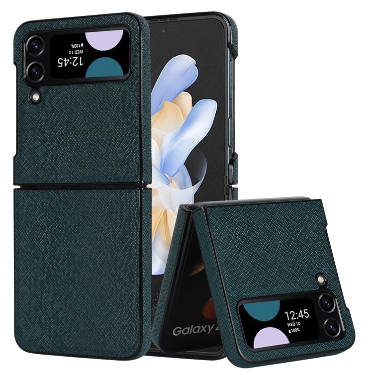Cross Pattern Foldable Phone Case, For Samsung Galaxy Z Flip4 5G