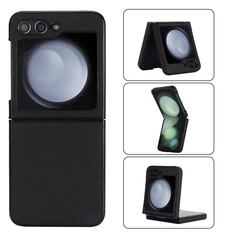 Cross Pattern Foldable Phone Case, For Samsung Galaxy Z Flip6 / Flip7 FE, For Samsung Galaxy Z Fold5 5G, For Samsung Galaxy Z Flip5 5G, For Samsung Galaxy Z Fold4