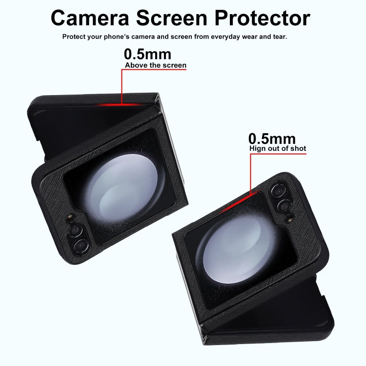 Cross Pattern Foldable Phone Case, For Samsung Galaxy Z Flip6 / Flip7 FE, For Samsung Galaxy Z Fold5 5G, For Samsung Galaxy Z Flip5 5G, For Samsung Galaxy Z Fold4