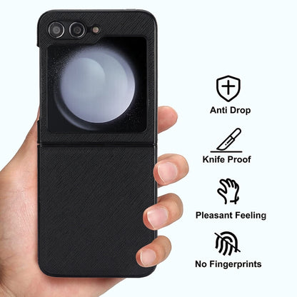 Cross Pattern Foldable Phone Case, For Samsung Galaxy Z Flip6 / Flip7 FE, For Samsung Galaxy Z Fold5 5G, For Samsung Galaxy Z Flip5 5G, For Samsung Galaxy Z Fold4