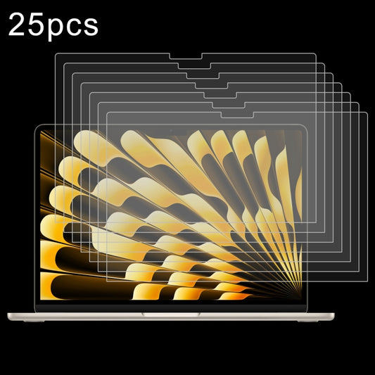 25pcs 0.26mm 9H Surface Hardness Explosion-proof Tempered Glass Film