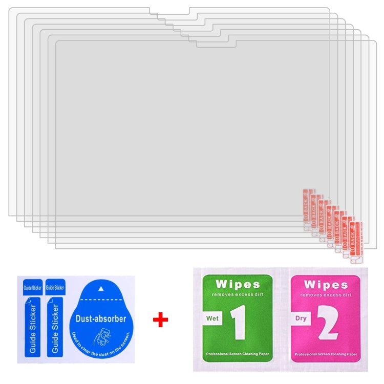 25pcs 0.26mm 9H Surface Hardness Explosion-proof Tempered Glass Film, For Macbook Air 13.6 2023/2024/2025, For Macbook Air 15.3 2023/2024/2025