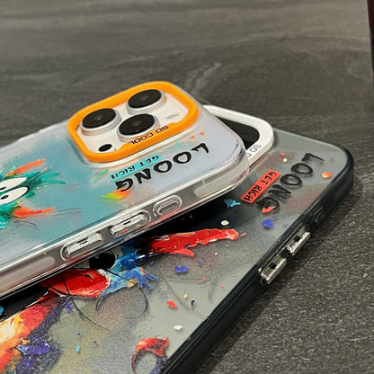 Splash-ink AI Cute Dragon PC Hybrid TPU Phone Case