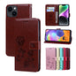 Rose Embossed Flip PU Leather Phone Case, For iPhone 15 Pro Max, For iPhone 15 Pro, For iPhone 15 Plus, For iPhone 15