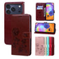 Rose Embossed Flip PU Leather Phone Case, For iPhone 18 Pro / 17 Pro, For iPhone 18 Pro Max / 17 Pro Max, For iPhone 17e / 16e, For iPhone 17