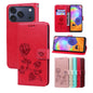 Rose Embossed Flip PU Leather Phone Case, For iPhone 18 Pro / 17 Pro, For iPhone 18 Pro Max / 17 Pro Max, For iPhone 17e / 16e, For iPhone 17