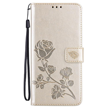 Rose Embossed Flip PU Leather Phone Case, For iPhone 18 Pro / 17 Pro, For iPhone 18 Pro Max / 17 Pro Max, For iPhone 17e / 16e, For iPhone 17