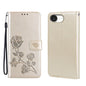 Rose Embossed Flip PU Leather Phone Case, For iPhone 18 Pro / 17 Pro, For iPhone 18 Pro Max / 17 Pro Max, For iPhone 17e / 16e, For iPhone 17
