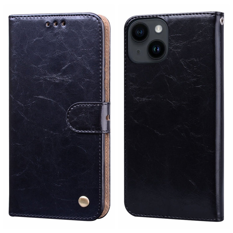 Oil Wax Texture Shockproof Flip Leather Phone Case