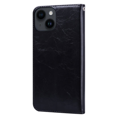 Oil Wax Texture Shockproof Flip Leather Phone Case