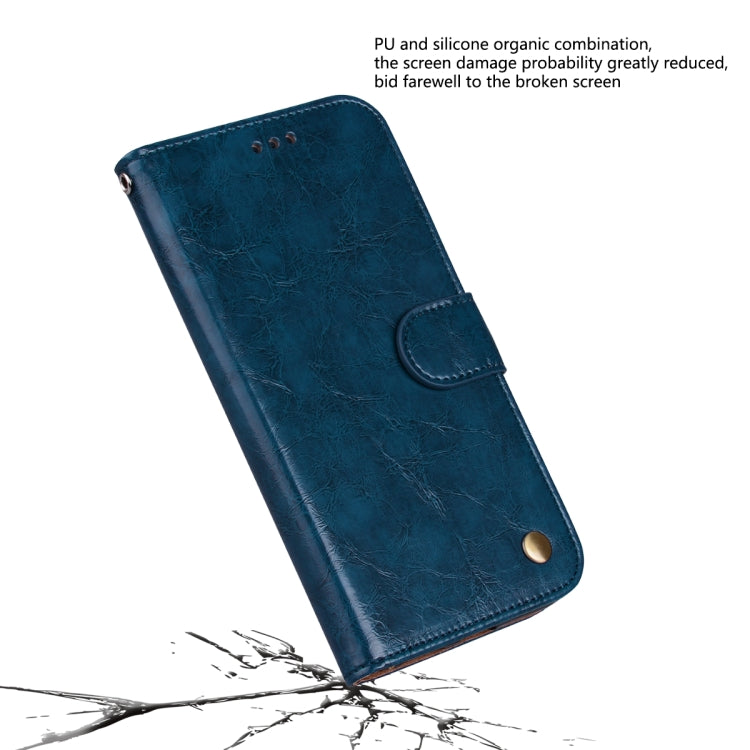 Oil Wax Texture Shockproof Flip Leather Phone Case