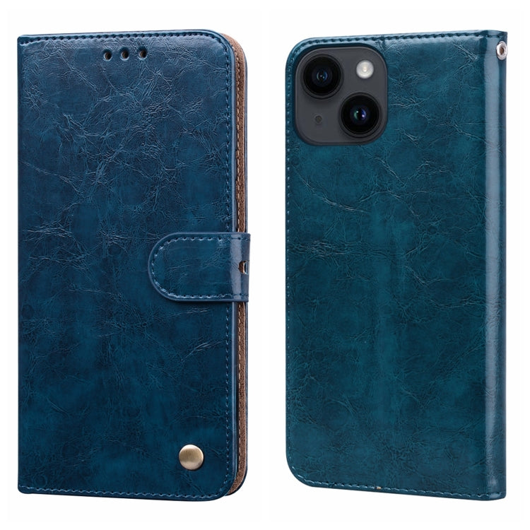 Oil Wax Texture Shockproof Flip Leather Phone Case