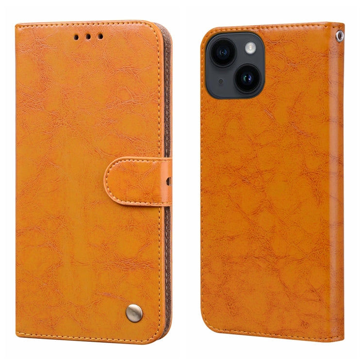 Oil Wax Texture Shockproof Flip Leather Phone Case