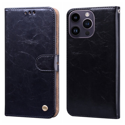 Oil Wax Texture Shockproof Flip Leather Phone Case