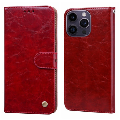 Oil Wax Texture Shockproof Flip Leather Phone Case