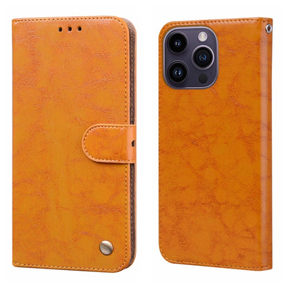 Oil Wax Texture Shockproof Flip Leather Phone Case