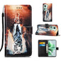 Colored Drawing Pattern Plain Weave Leather Phone Case, For OPPO Find X7, For OPPO Reno11 5G Global, For OPPO Reno11 Pro 5G Global
