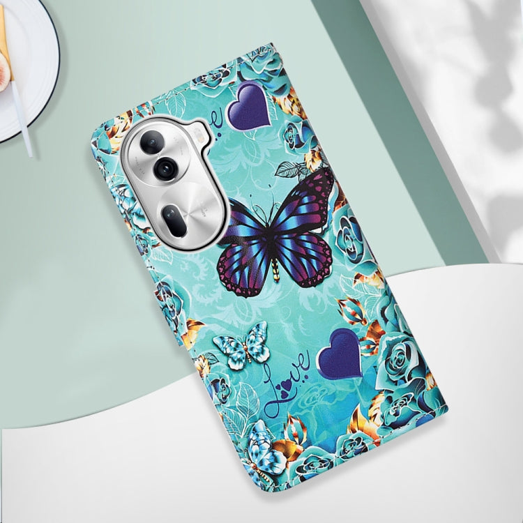 Colored Drawing Pattern Plain Weave Leather Phone Case