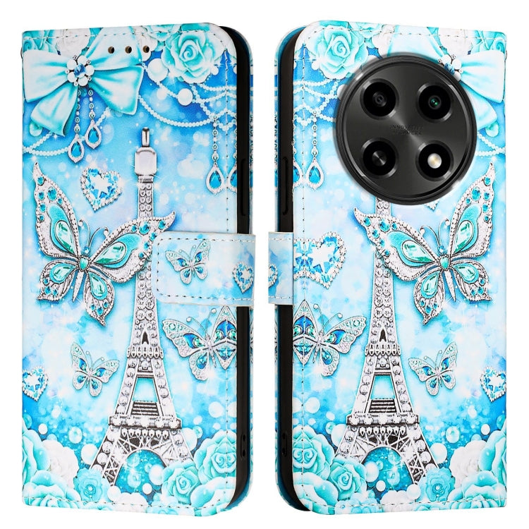 Colored Drawing Pattern Plain Weave Leather Phone Case