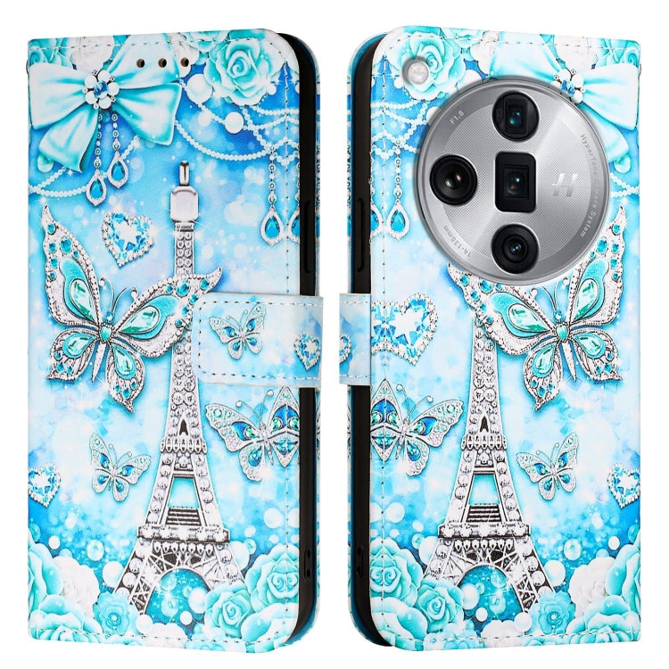 Colored Drawing Pattern Plain Weave Leather Phone Case, For OPPO Find X7 Ultra, For OPPO Reno9 A JP Version, For OPPO A79 5G
