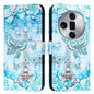 Colored Drawing Pattern Plain Weave Leather Phone Case, For OPPO Find X7 Ultra, For OPPO Reno9 A JP Version, For OPPO A79 5G