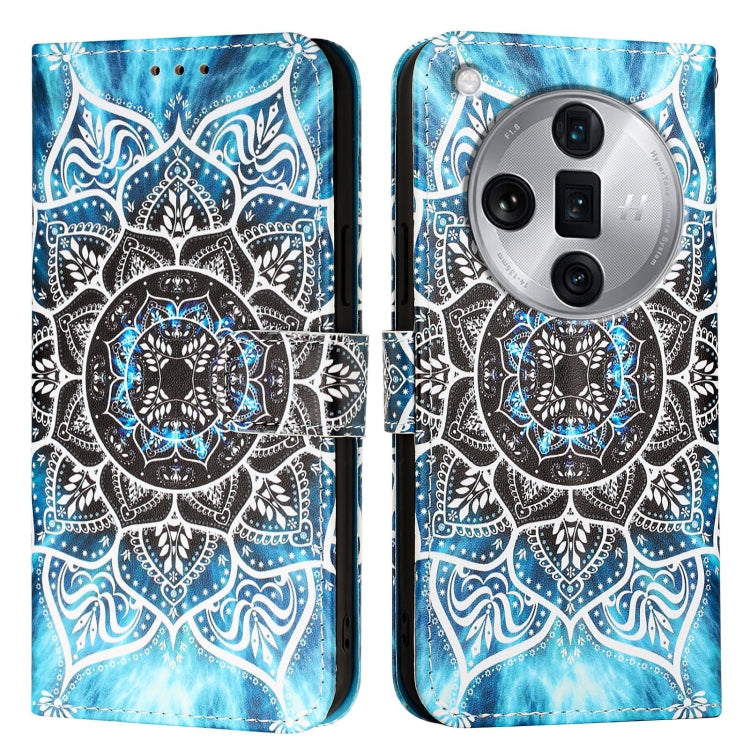 Colored Drawing Pattern Plain Weave Leather Phone Case, For OPPO Find X7 Ultra, For OPPO Reno9 A JP Version, For OPPO A79 5G