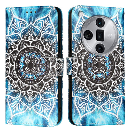 Colored Drawing Pattern Plain Weave Leather Phone Case, For OPPO Find X7 Ultra, For OPPO Reno9 A JP Version, For OPPO A79 5G