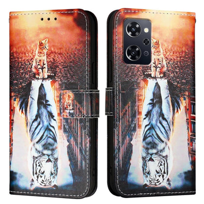 Colored Drawing Pattern Plain Weave Leather Phone Case, For OPPO Find X7 Ultra, For OPPO Reno9 A JP Version, For OPPO A79 5G