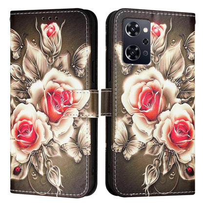 Colored Drawing Pattern Plain Weave Leather Phone Case, For OPPO Find X7 Ultra, For OPPO Reno9 A JP Version, For OPPO A79 5G