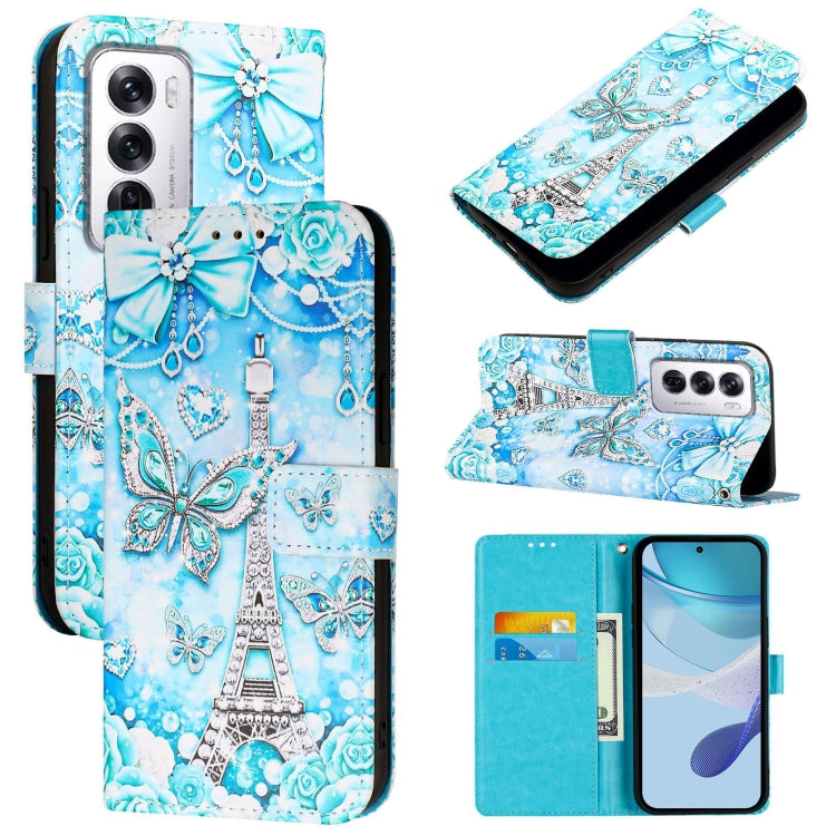 Colored Drawing Pattern Plain Weave Leather Phone Case