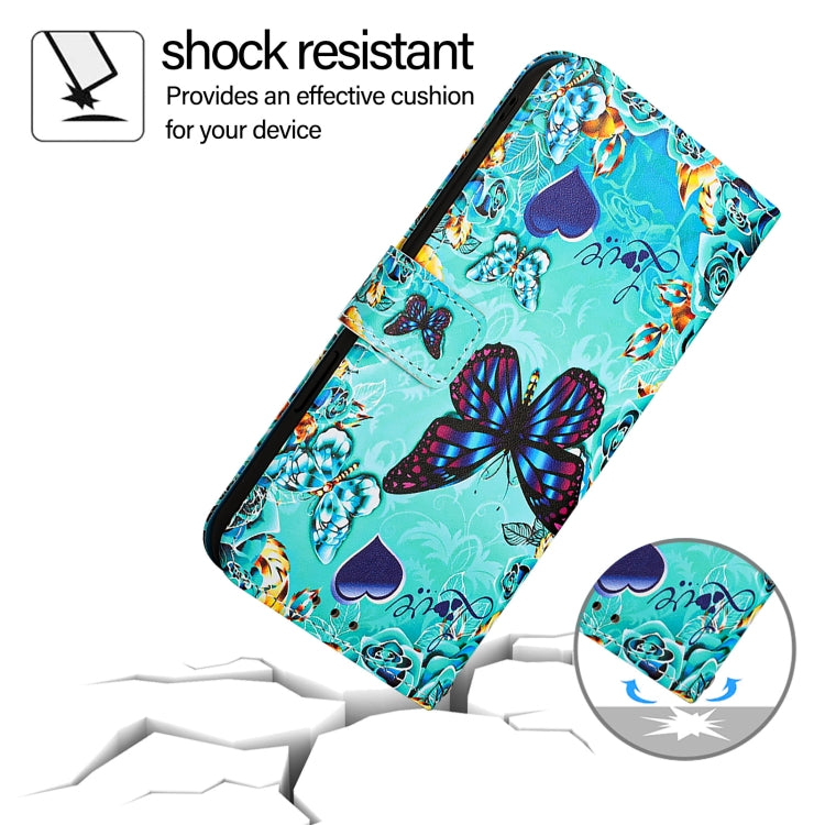 Colored Drawing Pattern Plain Weave Leather Phone Case, For OPPO K12x 5G Global, For OPPO A3 Pro 5G India, For OPPO Reno12 F Global