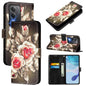 Colored Drawing Pattern Plain Weave Leather Phone Case, For OPPO K12x 5G Global, For OPPO A3 Pro 5G India, For OPPO Reno12 F Global