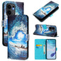 Colored Drawing Pattern Plain Weave Leather Phone Case, For OPPO Reno13 F 5G Global, For OPPO A5 Pro China, For OPPO A80 5G EU Version