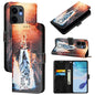 Colored Drawing Pattern Plain Weave Leather Phone Case, For OPPO Reno13 F 5G Global, For OPPO A5 Pro China, For OPPO A80 5G EU Version