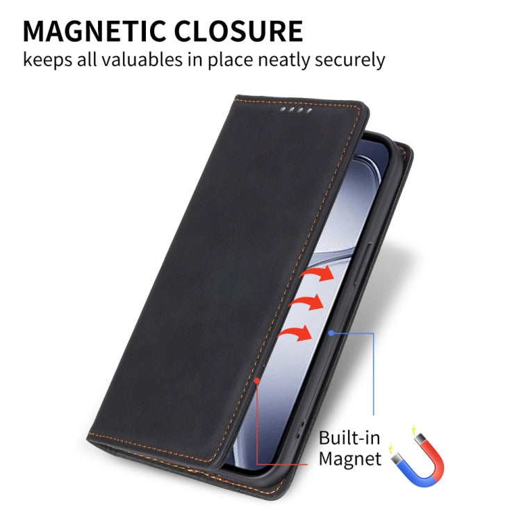 Business Solid Color Magnetic RFID Leather Phone Case, For Redmi K70 Ultra, For Redmi Note 13 Pro 4G
