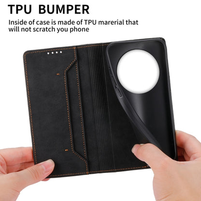 Business Solid Color Magnetic RFID Leather Phone Case