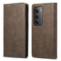 Business Solid Color Magnetic RFID Leather Phone Case