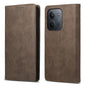 Business Solid Color Magnetic RFID Leather Phone Case