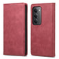Business Solid Color Magnetic RFID Leather Phone Case