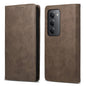 Business Solid Color Magnetic RFID Leather Phone Case
