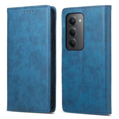Business Solid Color Magnetic RFID Leather Phone Case